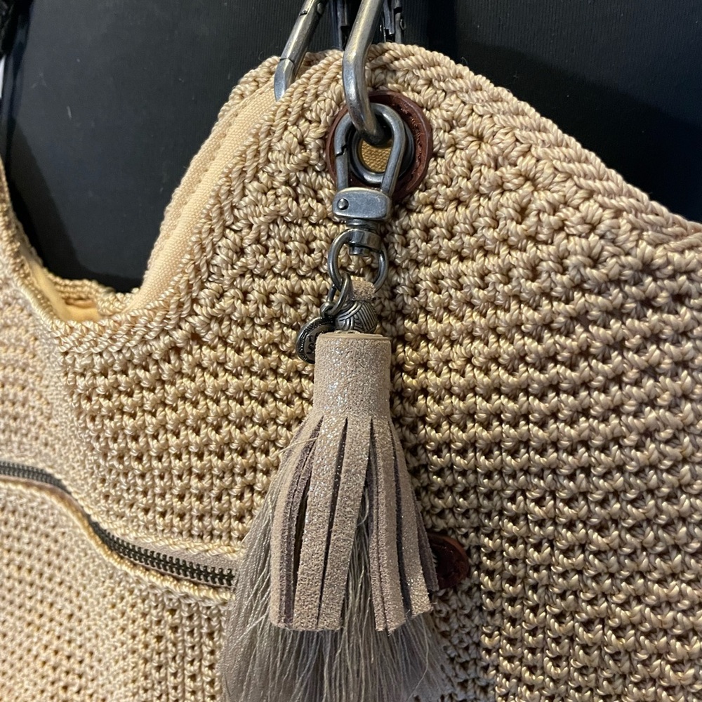 The Sak Indio Crochet Beige  Women Bag - Picture 2 of 9